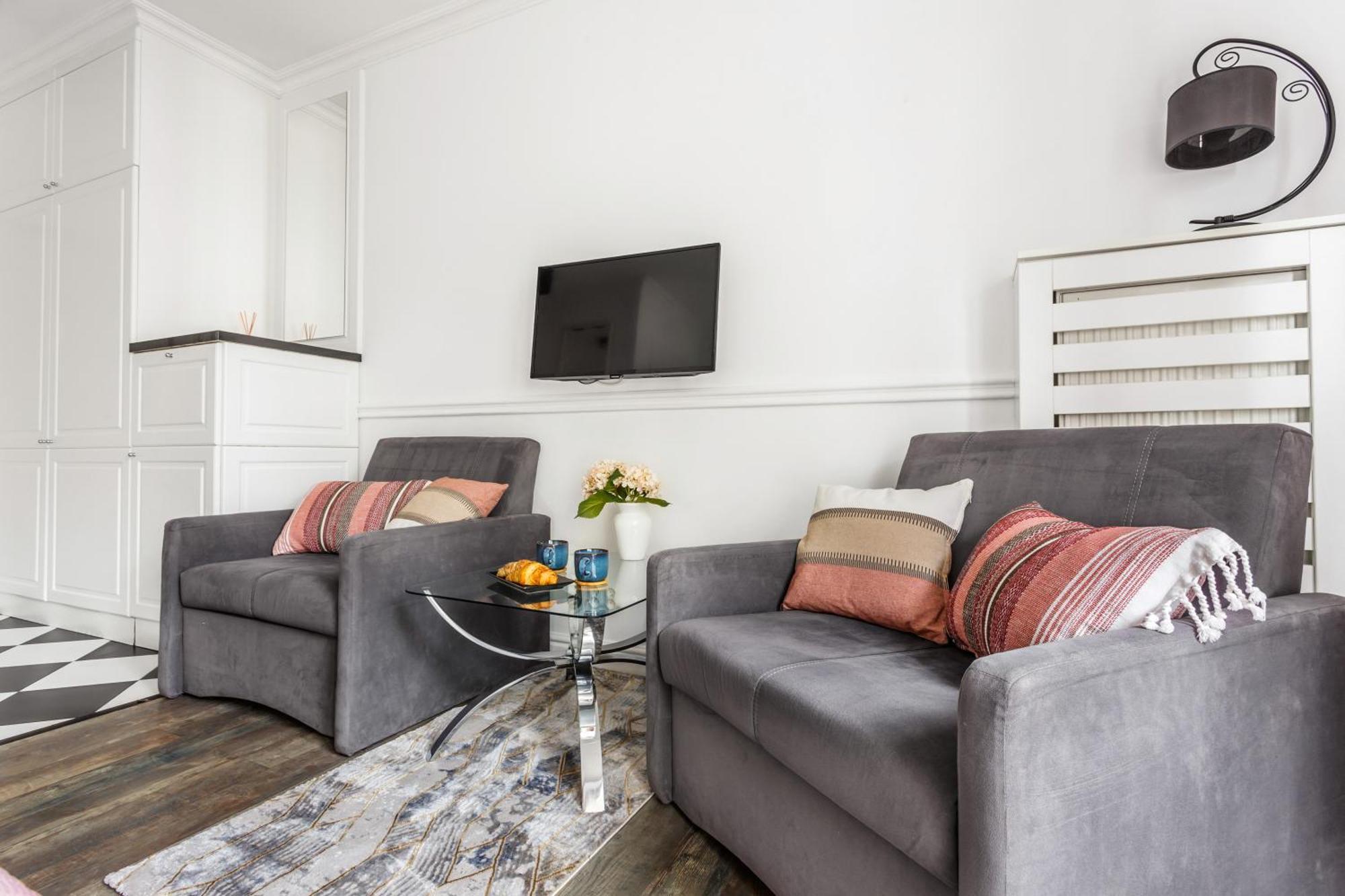 Charming Apartment In The City Center Warschau Exterior foto