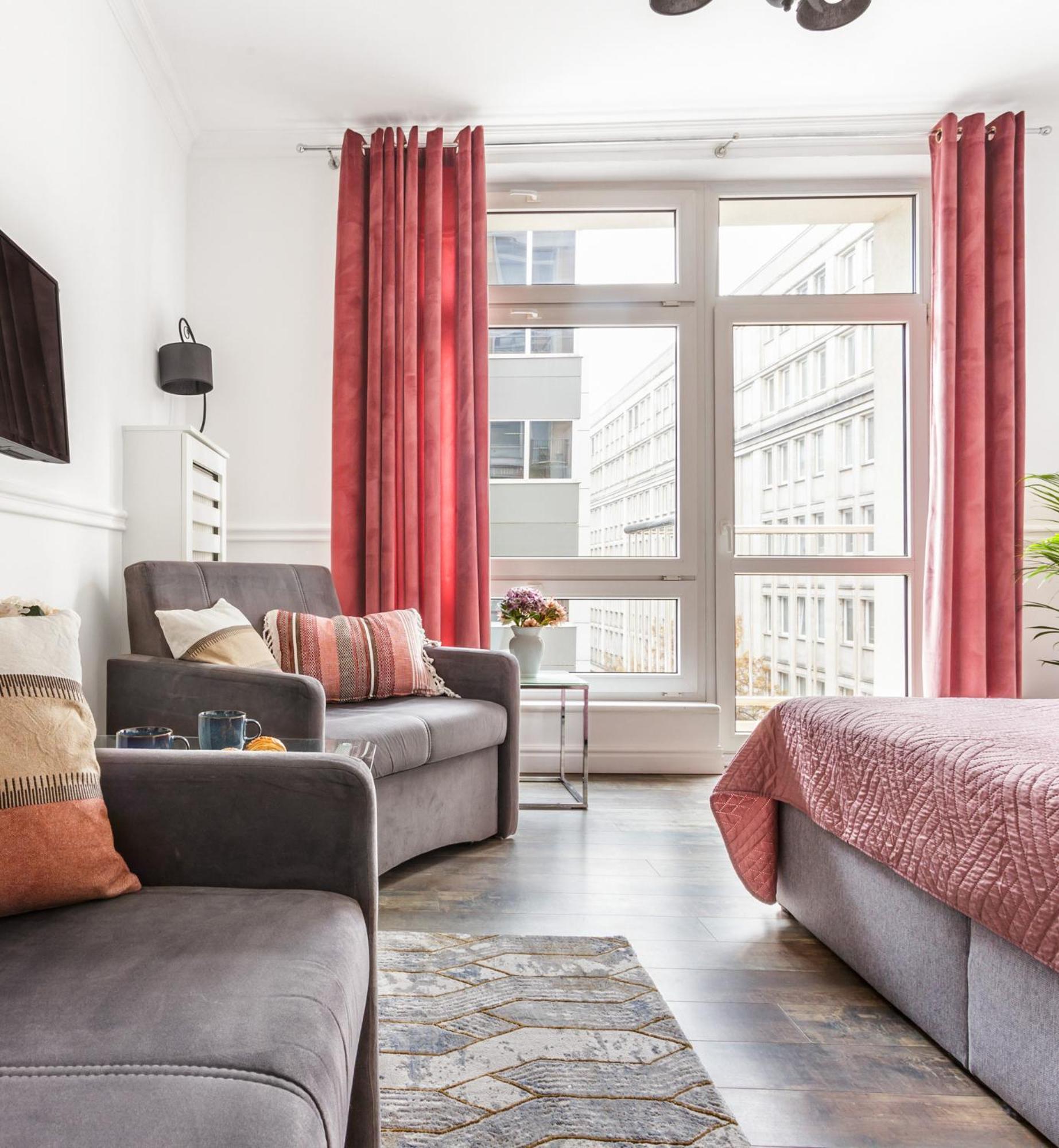 Charming Apartment In The City Center Warschau Exterior foto