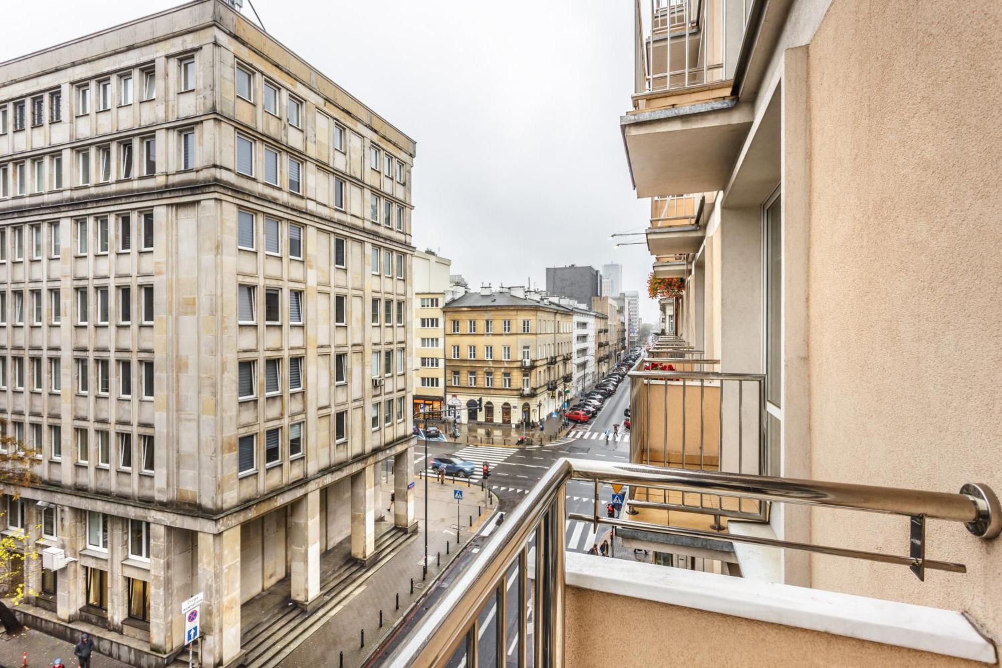 Charming Apartment In The City Center Warschau Exterior foto